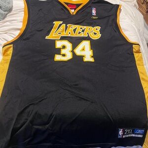 Vintage Reebok NBA LosAngeles Lakers Shaquille O’Neal#34 Jersey With Signature